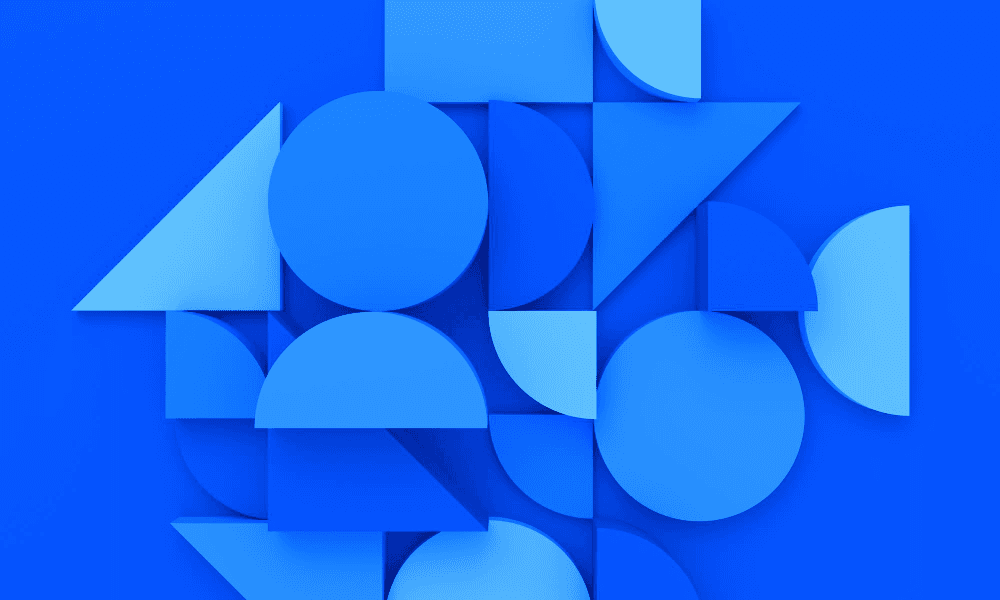 Shapes falling to place