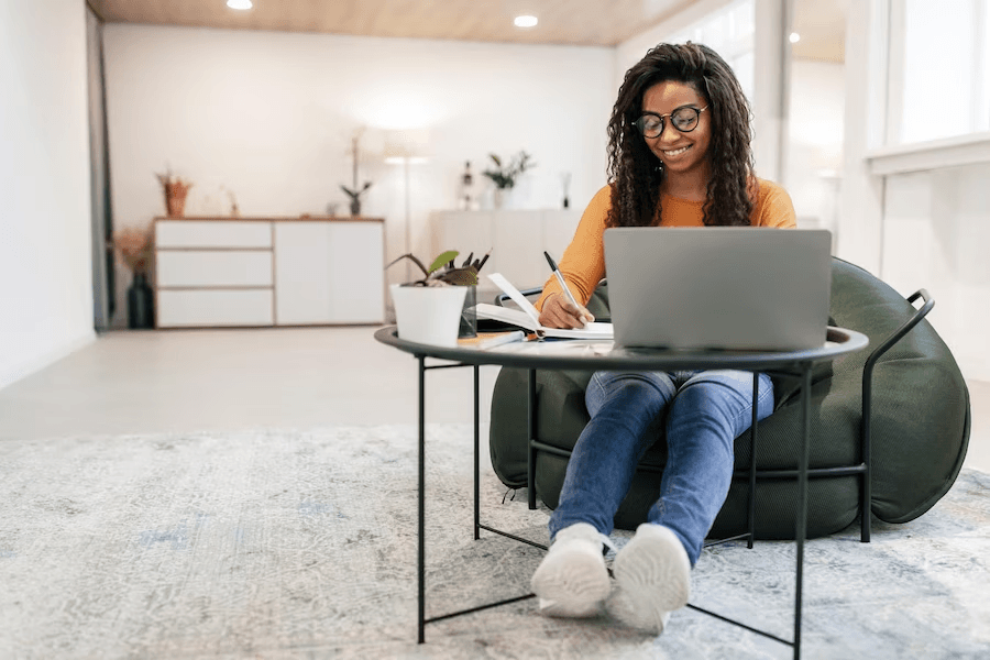 Girl With laptop